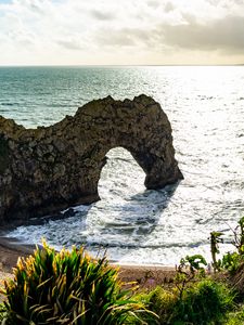 Preview wallpaper rock, arch, sea, landscape
