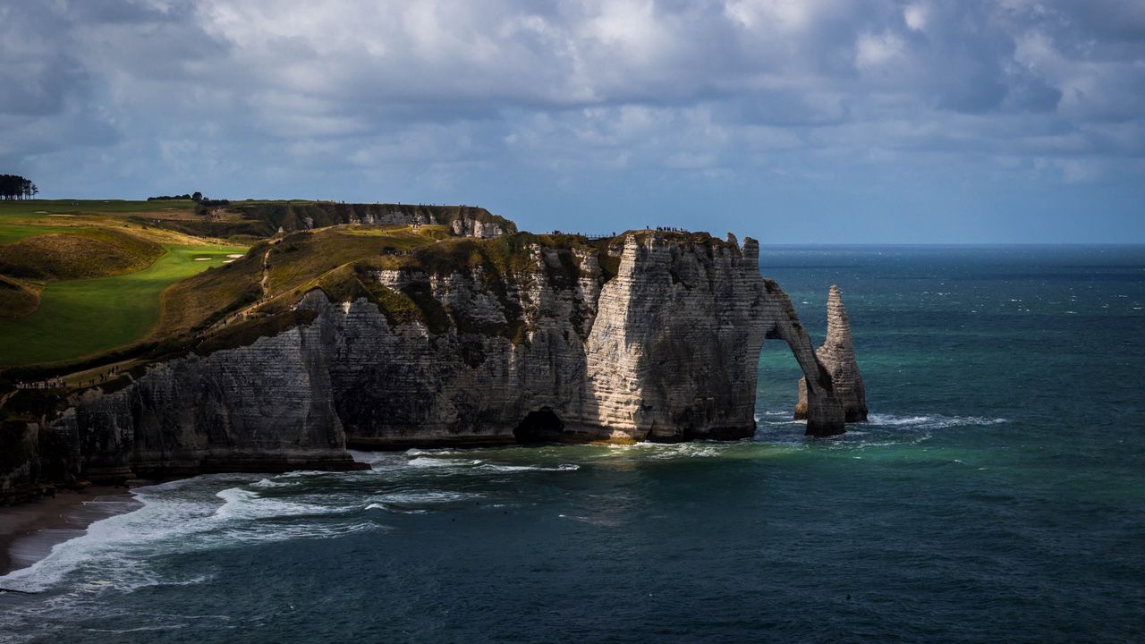 Wallpaper rock, arch, sea, cliff, landscape