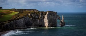 Preview wallpaper rock, arch, sea, cliff, landscape