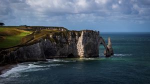 Preview wallpaper rock, arch, sea, cliff, landscape