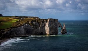 Preview wallpaper rock, arch, sea, cliff, landscape