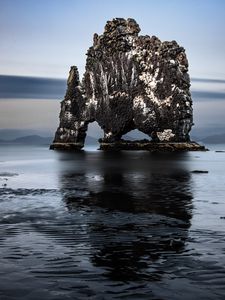 Preview wallpaper rock, arches, shore, nature, landscape