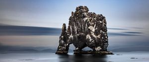 Preview wallpaper rock, arches, shore, nature, landscape