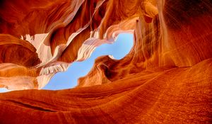 Preview wallpaper rock, canyon, cave, relief, brown