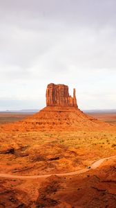 Preview wallpaper rock, canyon, desert, brown, landscape