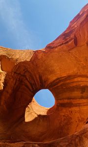 Preview wallpaper rock, canyon, sky, nature