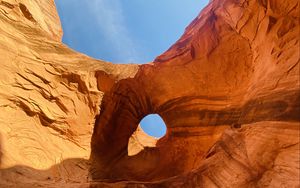 Preview wallpaper rock, canyon, sky, nature
