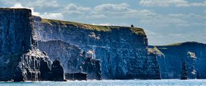 Preview wallpaper rock, cliff, sea, crag
