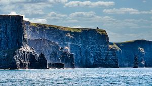 Preview wallpaper rock, cliff, sea, crag