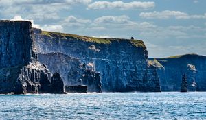 Preview wallpaper rock, cliff, sea, crag
