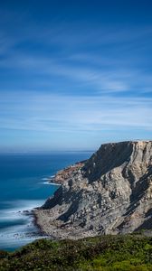 Preview wallpaper rock, cliff, sea, landscape