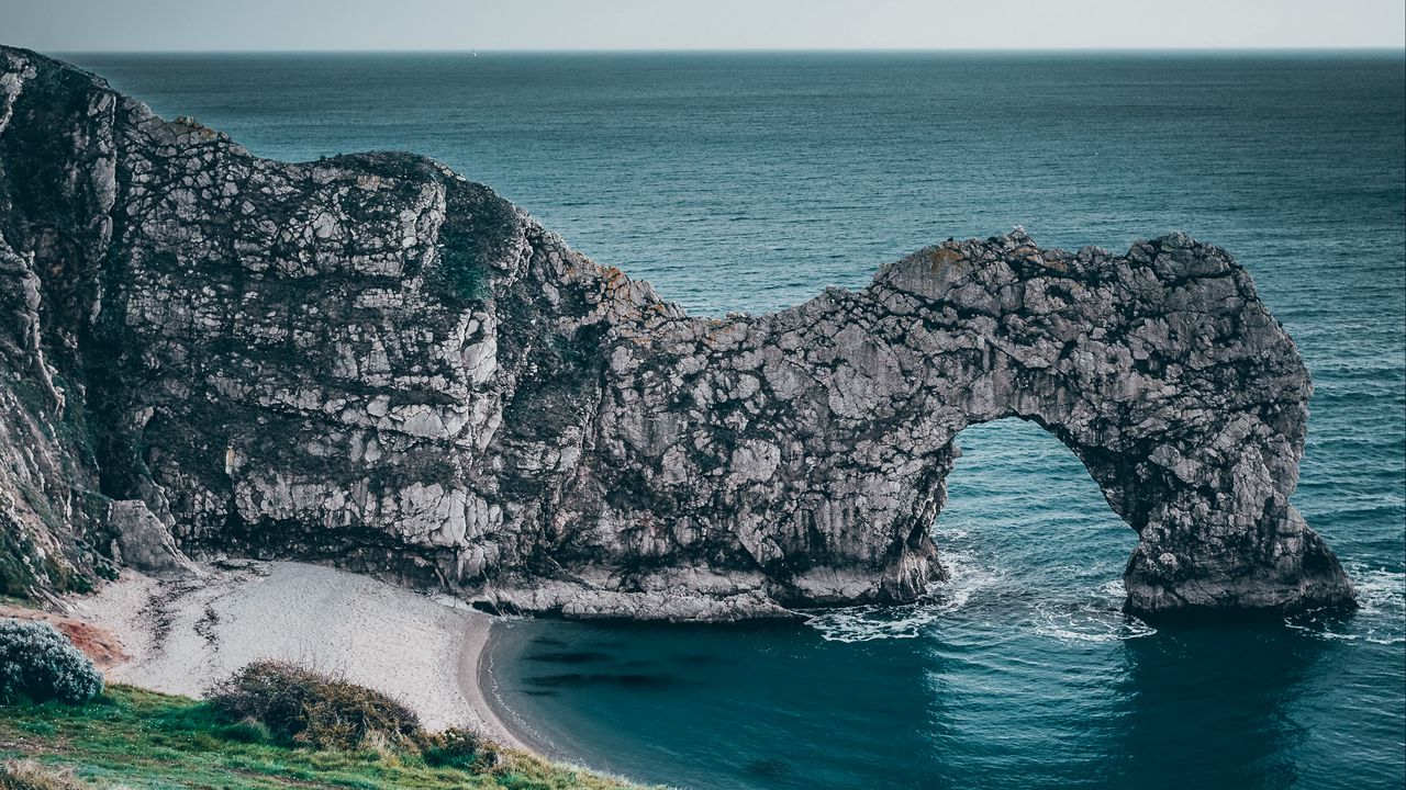 Wallpaper rock, coast, sea, water, nature