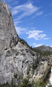 Preview wallpaper rock, falls, giant, stones, gray
