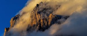 Preview wallpaper rock, fog, nature