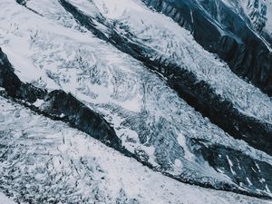 Preview wallpaper rock, glacier, surface, ice, snow