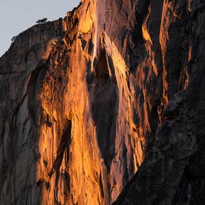 Preview wallpaper rock, light, shadows, nature