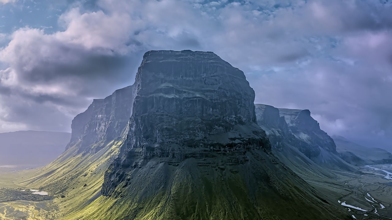 Wallpaper rock, mountain, valley, landscape