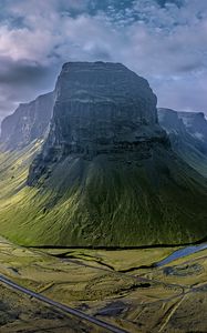 Preview wallpaper rock, mountain, valley, landscape