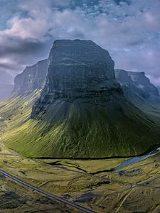 Preview wallpaper rock, mountain, valley, landscape