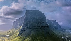 Preview wallpaper rock, mountain, valley, landscape