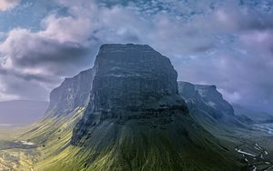 Preview wallpaper rock, mountain, valley, landscape