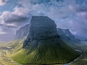 Preview wallpaper rock, mountain, valley, landscape