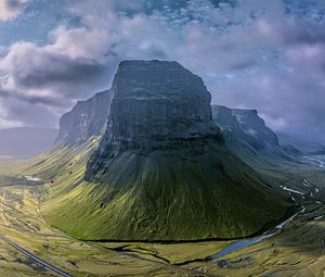 Preview wallpaper rock, mountain, valley, landscape