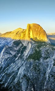 Preview wallpaper rock, peak, mountains, landscape, nature