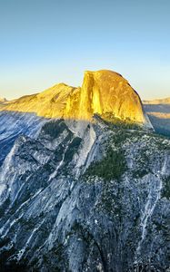 Preview wallpaper rock, peak, mountains, landscape, nature