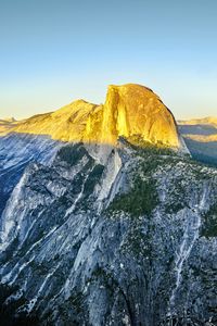 Preview wallpaper rock, peak, mountains, landscape, nature