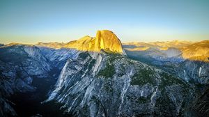 Preview wallpaper rock, peak, mountains, landscape, nature