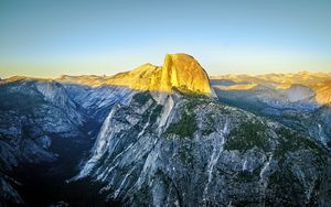 Preview wallpaper rock, peak, mountains, landscape, nature