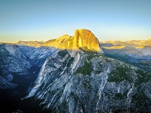 Preview wallpaper rock, peak, mountains, landscape, nature