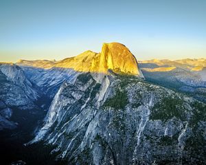Preview wallpaper rock, peak, mountains, landscape, nature