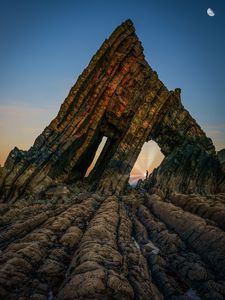 Preview wallpaper rock, relief, nature, sky