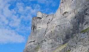 Preview wallpaper rock, relief, slope, grass, nature