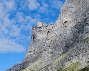 Preview wallpaper rock, relief, slope, grass, nature