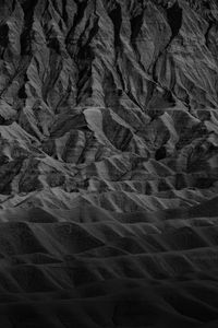 Preview wallpaper rock, relief, texture, black and white