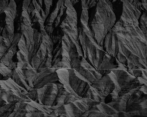 Preview wallpaper rock, relief, texture, black and white