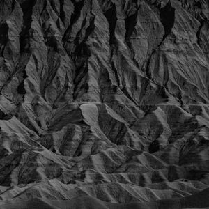 Preview wallpaper rock, relief, texture, black and white