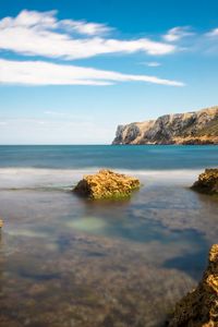 Preview wallpaper rock, sea, rocks, landscape