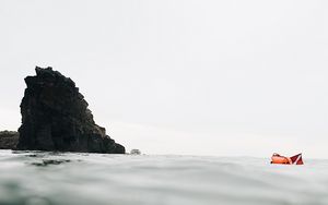 Preview wallpaper rock, stone, sea, water