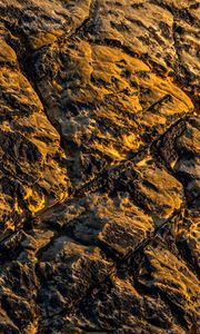 Preview wallpaper rock, stone, surface, texture, brown