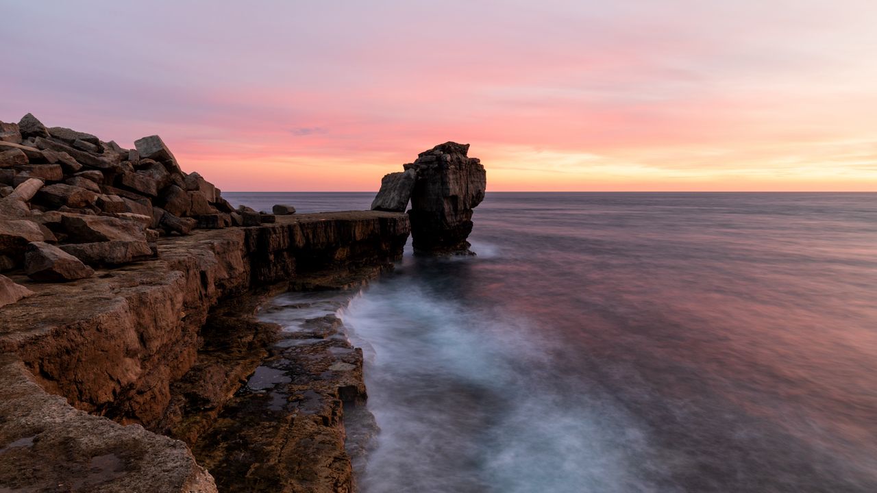 Wallpaper rock, stones, sea, water, nature
