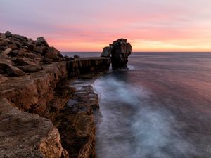 Preview wallpaper rock, stones, sea, water, nature