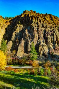 Preview wallpaper rock, trees, trail, landscape