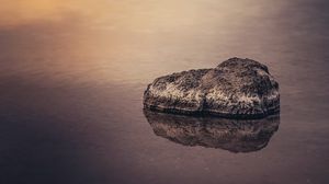 Preview wallpaper rock, water, lake, nature