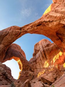 Preview wallpaper rocks, arch, canyon, landscape, nature