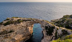 Preview wallpaper rocks, arch, sea, nature, landscape