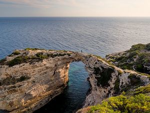 Preview wallpaper rocks, arch, sea, nature, landscape